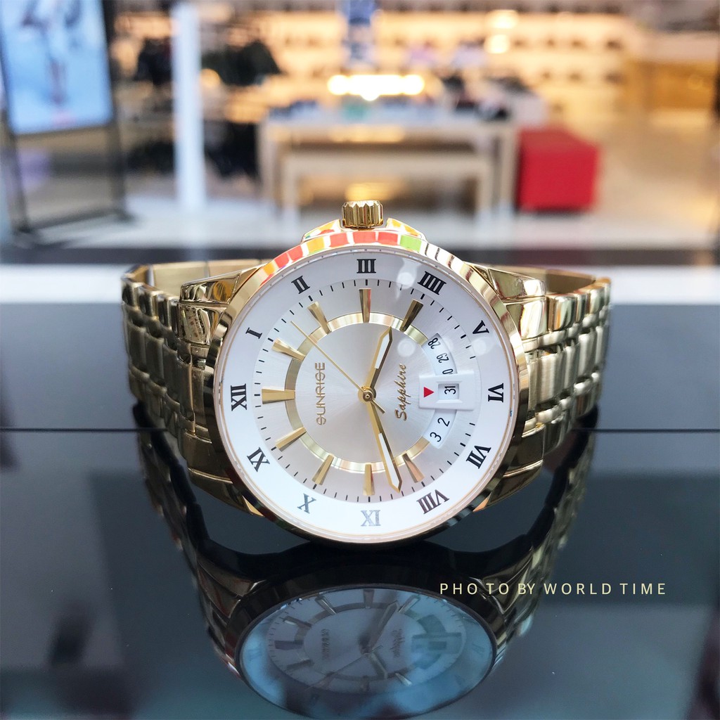 Đồng Hồ Nam Sunrise DM771SWA [ Chính Hãng Full Box ] Kính Sapphire Chống Xước , Chống nước | BigBuy360 - bigbuy360.vn