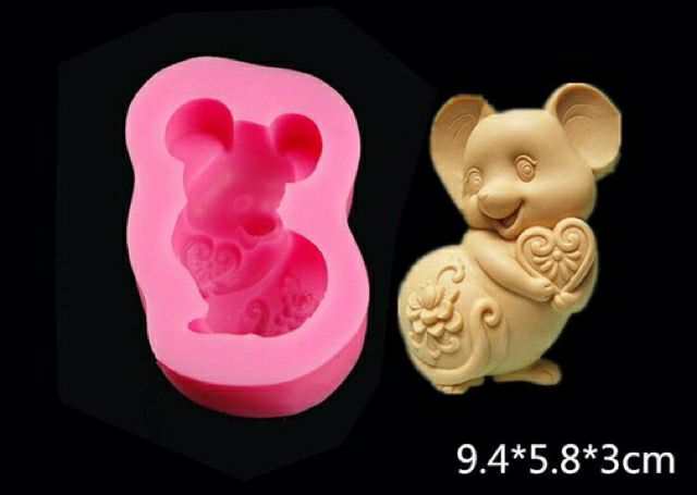 Bộ khuôn silicone 12 con giáp