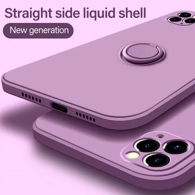 Ốp điện thoại có nhẫn đỡ từ tính cho IPHONE 13 12 PRO MAX MINI 11 11 PRO 11 PRO MAX XS XR XS MAX X 8 8 PLUS 7 7 PLUS
