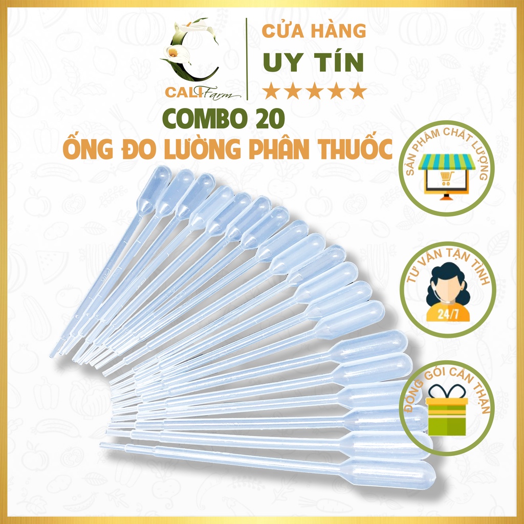 Combo 20 Ống đo lường Phân Thuốc - ống 1ml