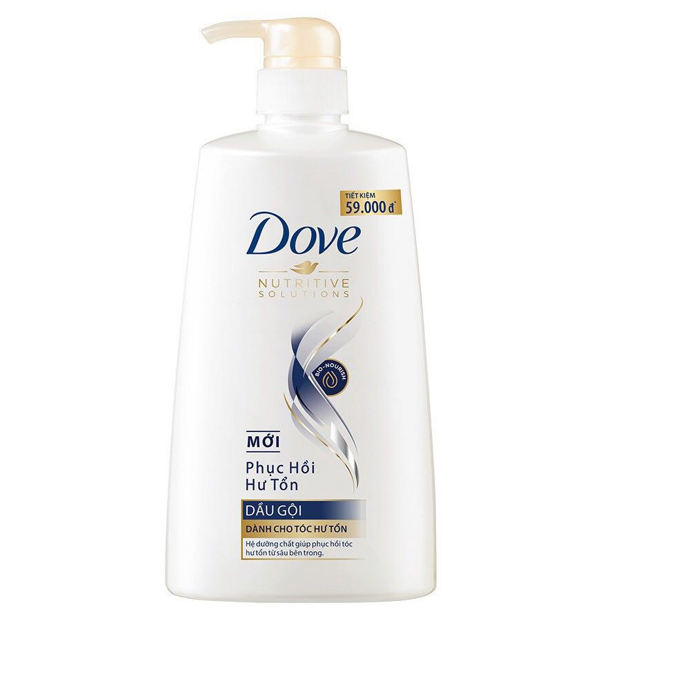 Dầu gội Dove Phục hồi tóc hư tổn (MỚI) 900ml