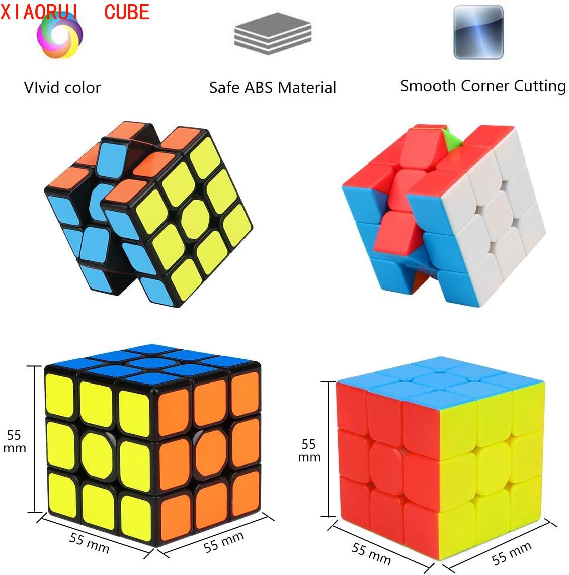 2 Khối Rubik 3x3 X 3 Mềm Mại