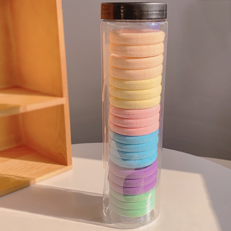 Set 20 Dây Buộc Tóc Cao Su Co Giãn Không Rối Dành Cho Nữ