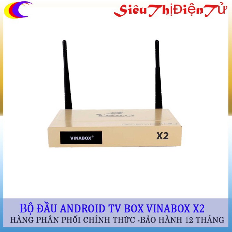 ĐẦU ANDROID TV BOX VINABOX X2 phiên bảo mới- android tv box x2 chạy hệ diều hành android ♥️♥️