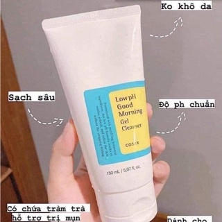 Sữa rửa mặt low ph good morning gel cleanser