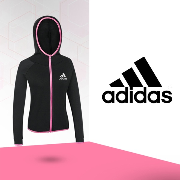 Adidas Áo Khoác Thể Thao Có Mũ Trùm Đầu Chất Liệu Thấm Hút Khô Thoáng Nhanh Chóng