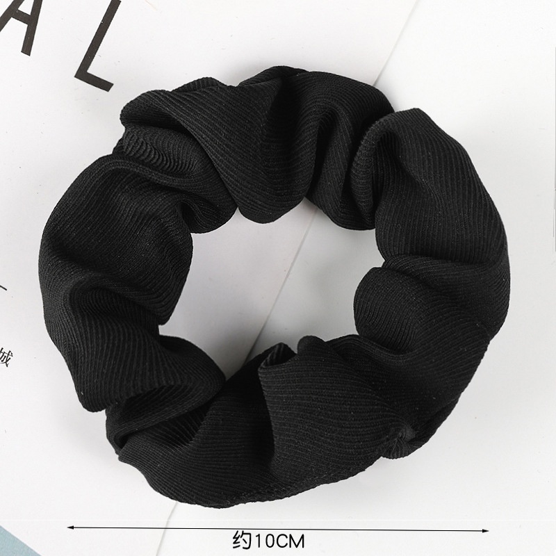 Dây cột tóc đuôi ngựa bằng vải co giãn màu sắc đơn giản cho nữ