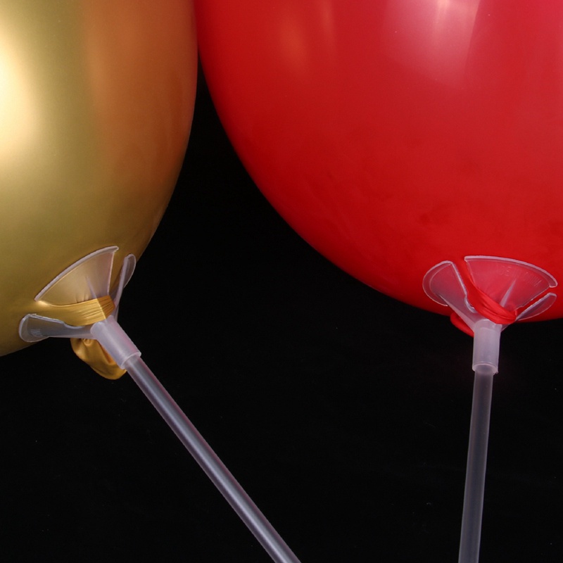 Set 100 Thanh Giá Đỡ Trong Suốt 40cm Dùng Trang Trí Bong Bóng