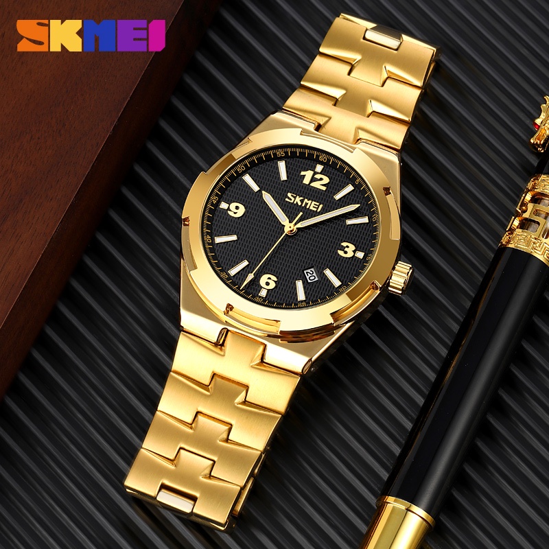 Đồng Hồ Quartz Nam Hiển Thị Ngày 30M Chống Thấm Nước SKMEI
