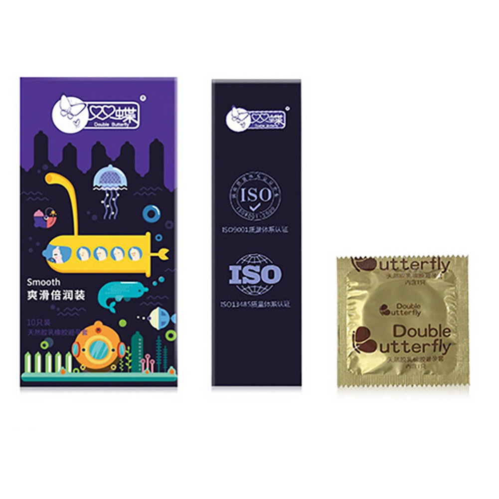 Bộ 10 bao cao su tự nhiên siêu mỏng bảo vệ an toàn cho nam