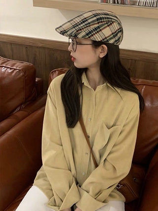 Sơmi Kaki basic, JACKLANE , Áo sơmi dài tay Unisex Jack Lane