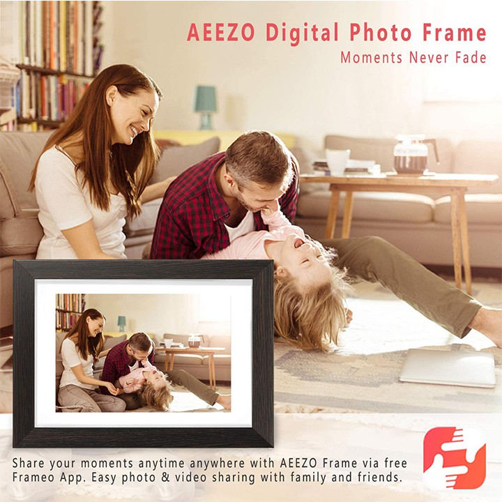Khung Ảnh Kỹ Thuật Số AEEZO Digital Picture Frame WiFi 10.1 Inch | BigBuy360 - bigbuy360.vn