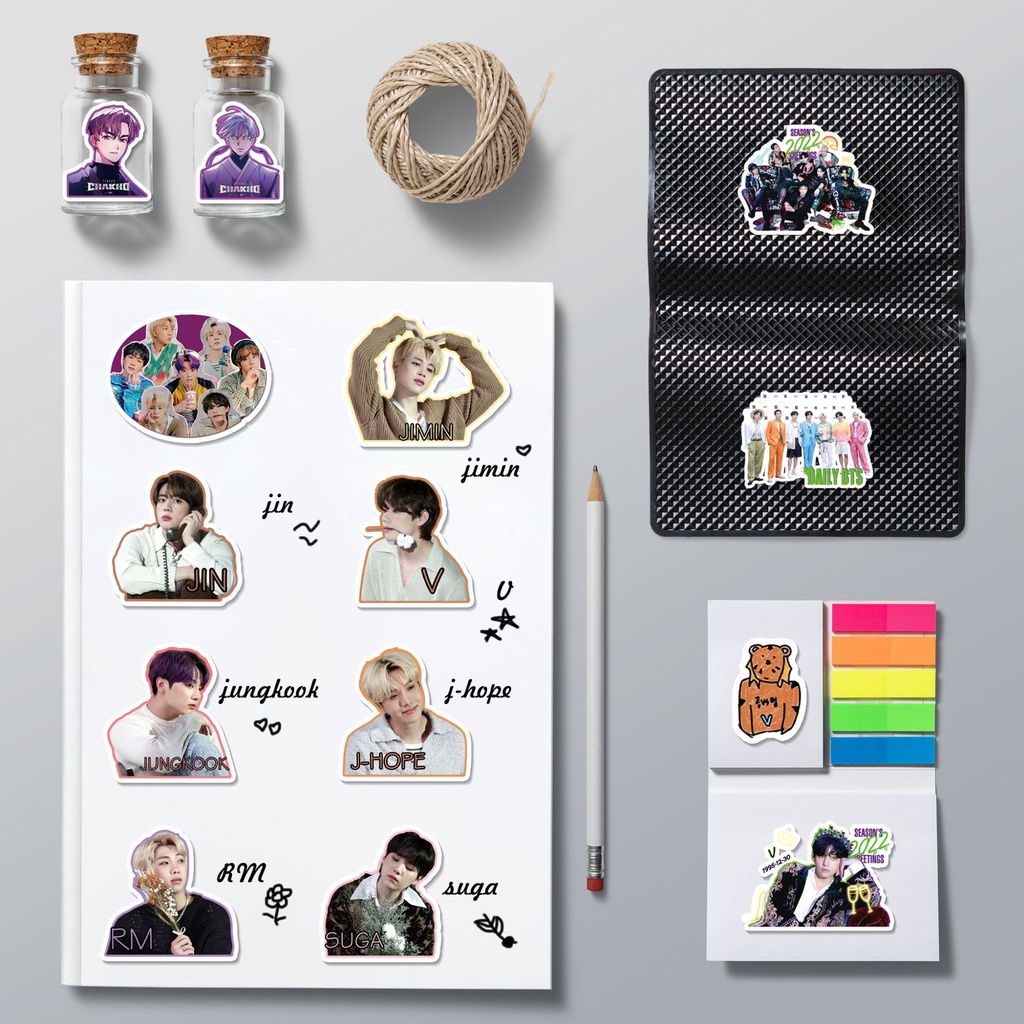 BTS DECO KIT Stickers Blackpink Stray Kids Album ODDINARY Phone Luggage Tag Diy Sticker