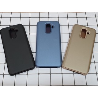Bao da tráng gương Samsung A6+ (2018) - Pk666