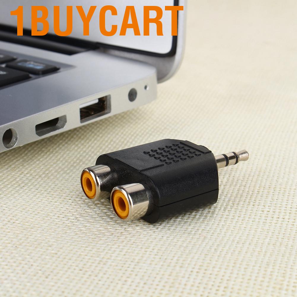 Bộ chuyển đổi từ giắc cắm 3.5mm sang 2 cổng RCA