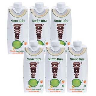 10 hộp -  Nước Dừa  nguyên chất Vietcoco 330ml