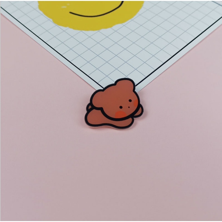 Sticker cute pin cài áo phụ kiện trang trí túi xách balo