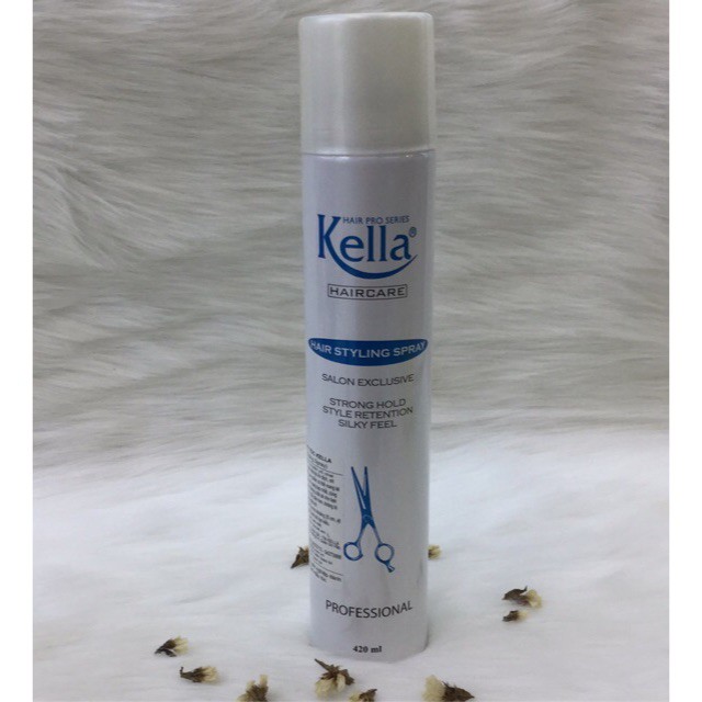 Keo xịt tóc Kella  mềm giúp tạo kiểu và giữ nếp