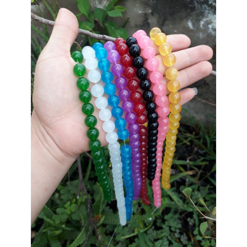sỉ 1 chuỗi Đá phong thủy size 10 li làm vòng tay