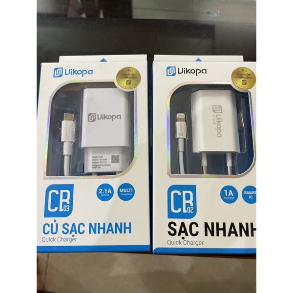 Sạc nhanh Vicopa cho ip/Sámung hàng có bảo hành