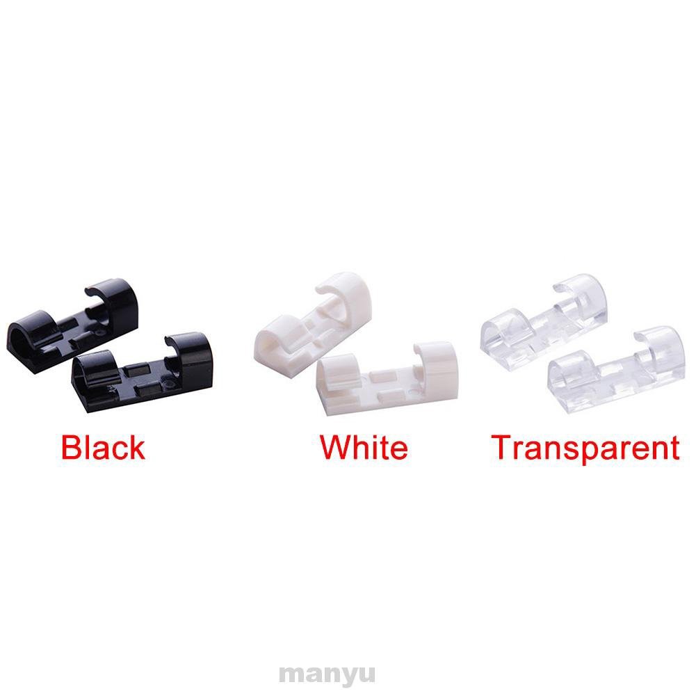 Set 16 Nẹp Cố Định Dây Điện Chất Liệu Nhựa Chắc Chắn, Kẹp Giữ Dây Cáp Sạc Chống Rối Dán Tường | BigBuy360 - bigbuy360.vn