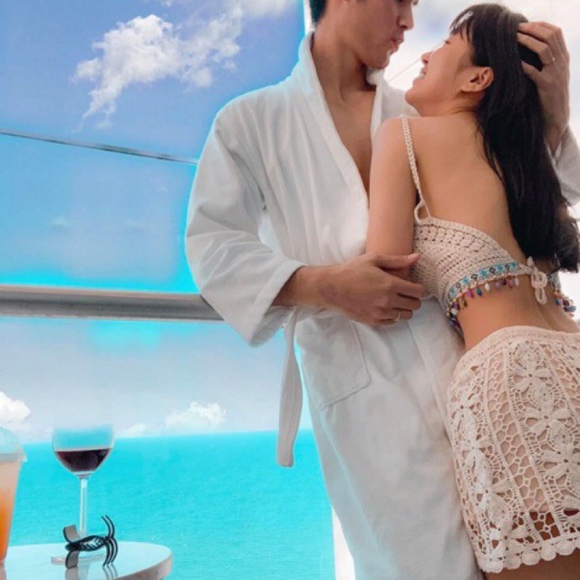 [QUẦN ÁO BƠI BIKINI LEN NỮ ĐI BIỂN ] bikini đi biển Trang Ana sành điệu