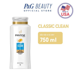 [Mã PG2112B giảm 8% đơn 199K] Dầu gội & xả 2IN1 Pantene Shampoo & Conditioner 2IN1 Classic 750ml