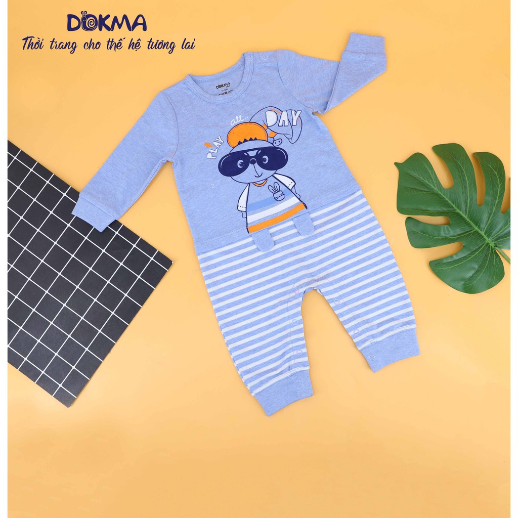 DMB202 Bộ Body cài vai dài tay Dokma (3-12M)