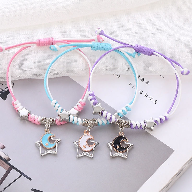 Set Ba Món Gồm Ba Món Vòng Tay + Vòng Tay Phong Cách Hàn Quốc Mới Dễ Phối Đồ Dành Cho Bạn Gái/ Bạn Gái