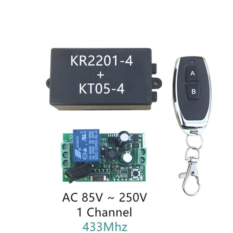 Mô đun điều khiển chuyển đổi điều khiển không dây AC 220V 1CH RF 433MHz