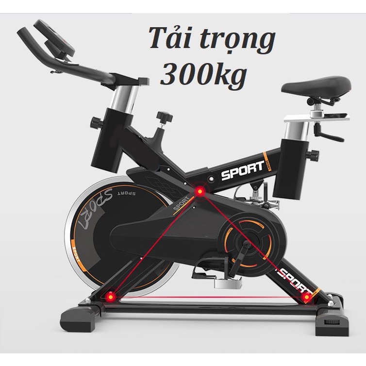 Xe đạp thể thao tại nhà cỡ lớn bản cao cấp có lò xo giảm xóc - SPORT F9