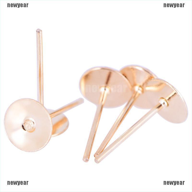 [new] 200PCS/Bag DIY Jewelry Earrings Ear Stud Pin DIY Findings Making Accessories [year]
