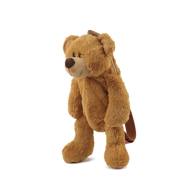 Ba Lô Bông Hình Gấu Hoạt Hình Độc Đáo Đơn Giản Cho Nữ DIVAKIDS