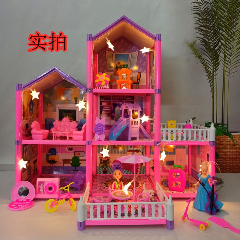 Đồ Chơi Ngôi Nhà Búp Bê Barbie Thiết Kế Dễ Thương Cho Bé