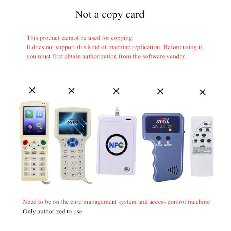 Set 10 thẻ khoá RFID NFC trắng 13.56MHZ IC tần số cao không tiếp xúc