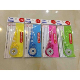 Ruột băng xóa Plus WH-105TR(12m) - Ruột bút xóa kéo - Ruột xóa phủ (Com bo 10 chiếc)