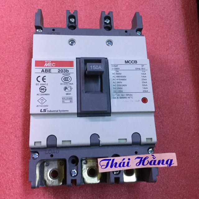 Attomat 3 pha MEC -ABE -203 /150 A/LS
