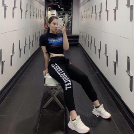 SẴN Đồ tập Zumba,Gym, Aerobic🌺𝑪𝑼̛̣𝑪 𝒀𝑬̂𝑼🌺 Sự kết hợp Quần JORGER Nữ VS Áo CropTop Giành cho các Chế iu của em