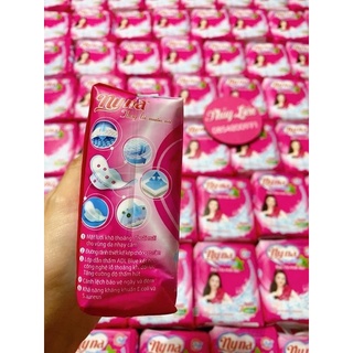 Băng vệ sinh phụ nữ nyna 7miếng siêu mỏng cánh