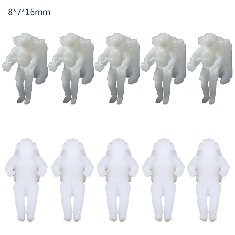 Sa Set 5 Tượng Phi Hành Gia Mini Trang Trí