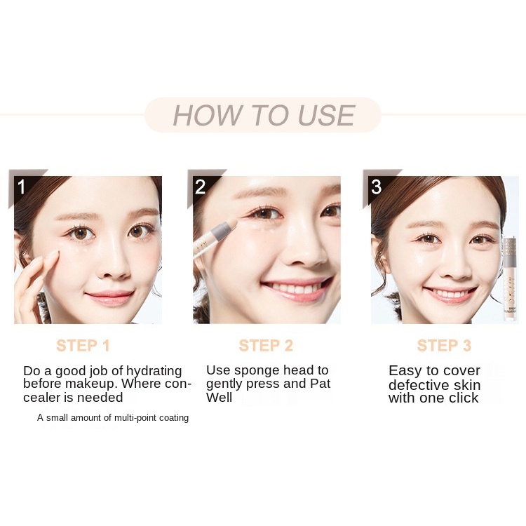 (Hàng Mới Về) Kem Che Khuyết Điểm Agag Hai Đầu Che Phủ Mụn Và Quầng Thâm Mắt Hiệu Quả | BigBuy360 - bigbuy360.vn