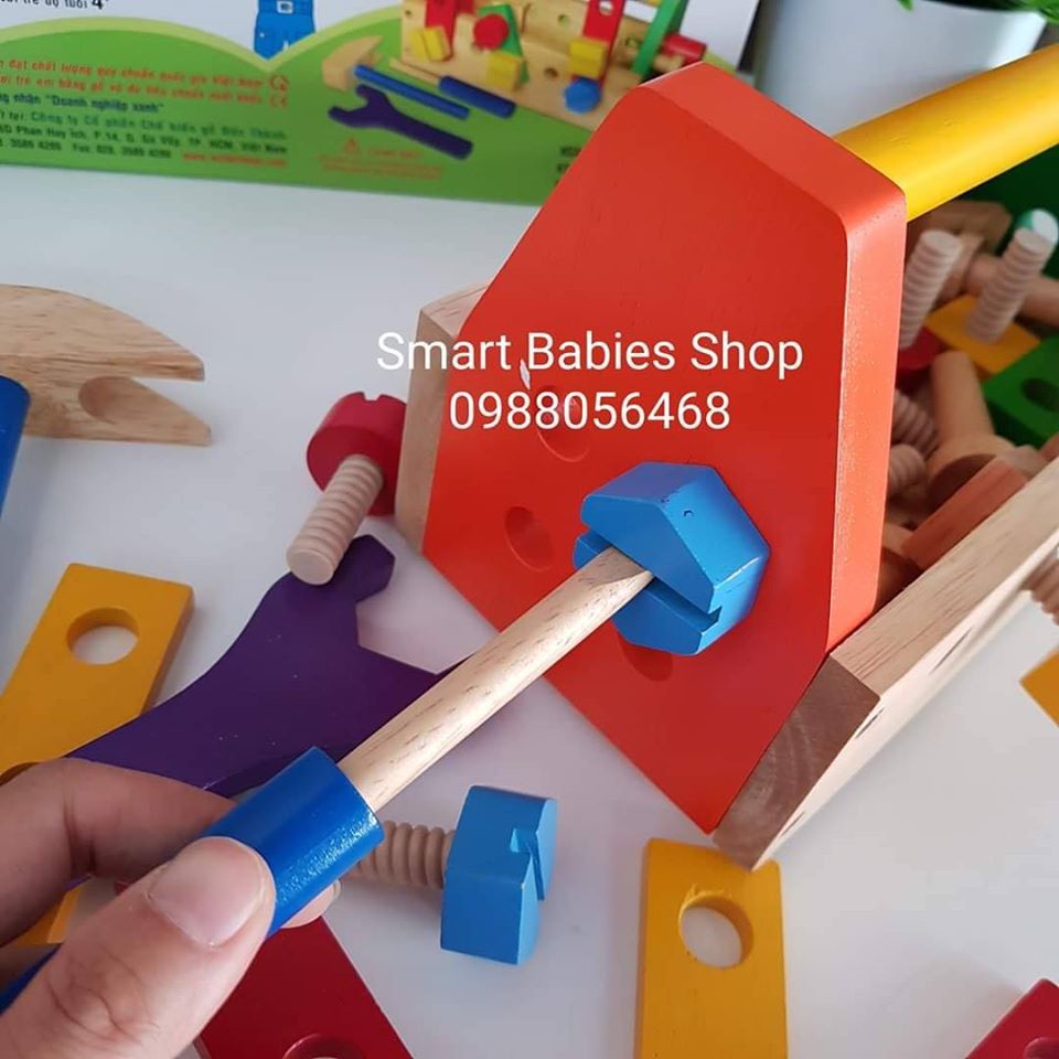 Đồ chơi gỗ Winwintoys Bộ đồ nghề sửa chữa