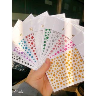 Sticker sao 5d dập nổi trang trí móng