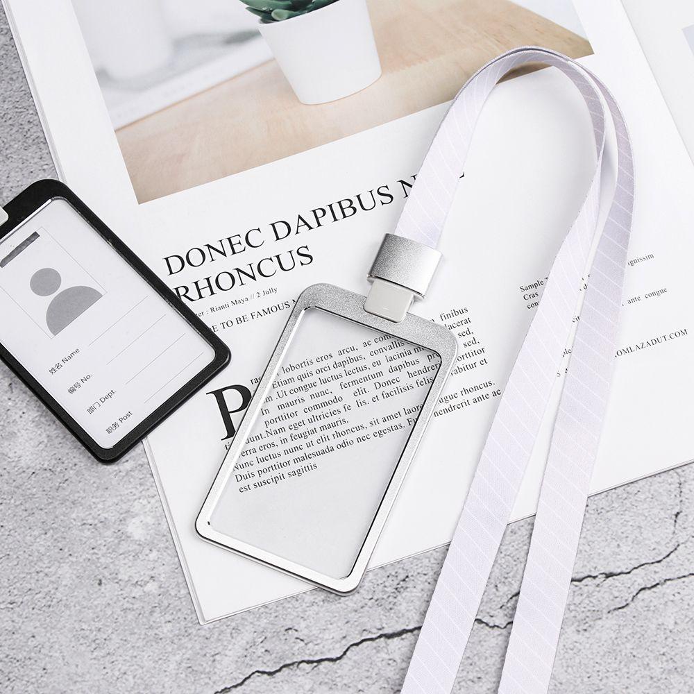 1 Hộp Đựng Thẻ ID Bằng Hợp Kim Nhôm Ốp