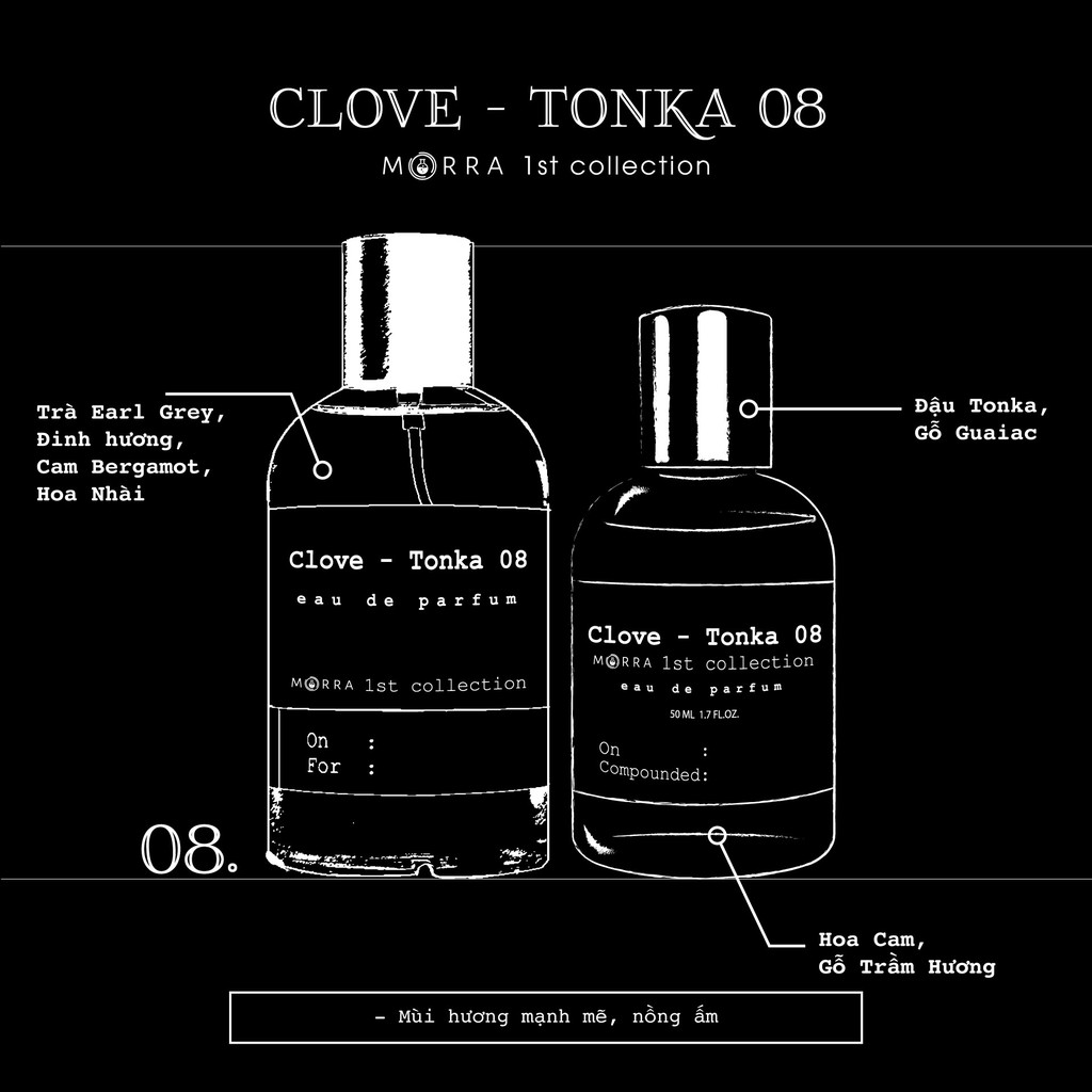 Nước hoa Clove Tonka 08 - 10ml | Thế Giới Skin Care