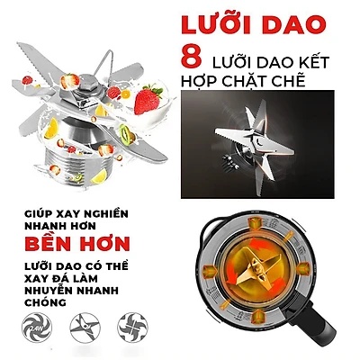 MÁY XAY SINH TỐ CÔNG NGHIỆP LADOMAX HA-9545 CHÍNH HÃNG (BỀN ĐẸP, LƯỠI DAO SĂC BÉN,  BẢO HÀNH 12 THÁNG)