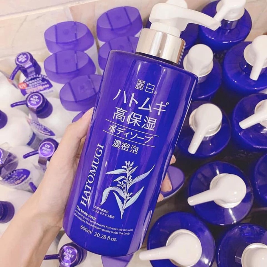 Sữa Tắm Trắng Da Hatomugi Moisture Rich Body Soap 600ml Sữa Tắm Dưỡng Ẩm Toàn Thân Body Soap Chính Hãng Nhật Bản NĐC | BigBuy360 - bigbuy360.vn