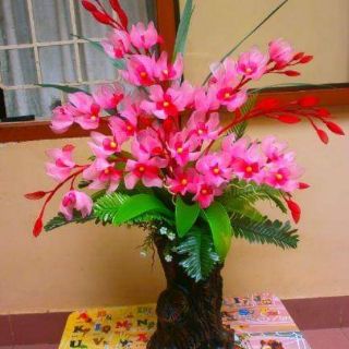 Vải voan màu xanh