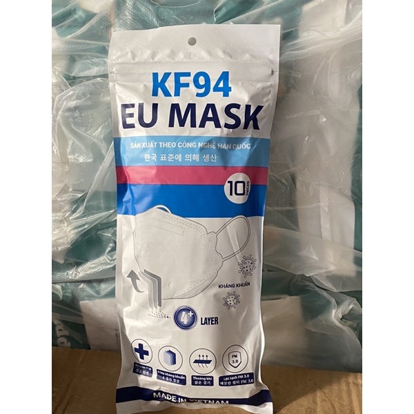(50 cái) Khẩu Trang Tiến Hùng MASK  Tiêu Chuẩn Hàn Quốc KF94-đồ gia dụng(giá cho mọi nhà)