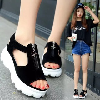 Dép quai hậu nữ cao gót